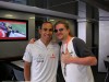 Mit Lewis Hamilton im McLaren Motorhome...Foto von Heikki Kovalainen