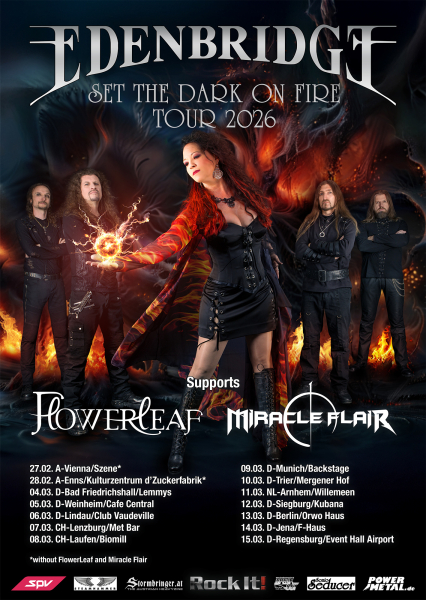 „SET THE DARK ON FIRE“ EUROPATOUR 2026